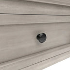 4-Drawer Console Table with Lower Shelf