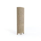 Three-Tier Corner Teak Bath Shelf